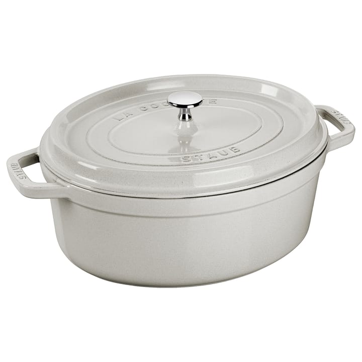 Staub White Truffle gryta oval - 5,5 l - STAUB