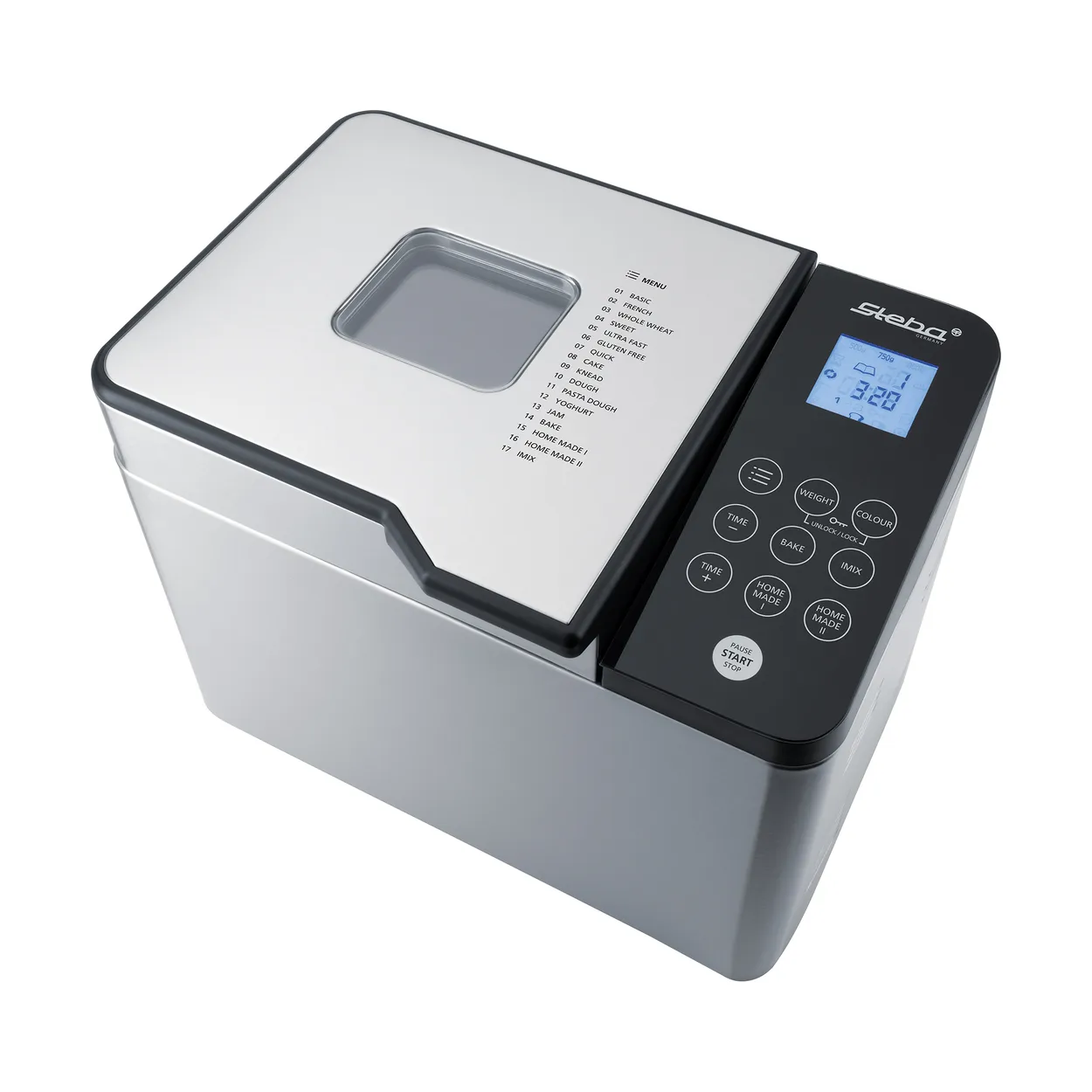 steba steba bm2 bakmaskin rostfritt stål