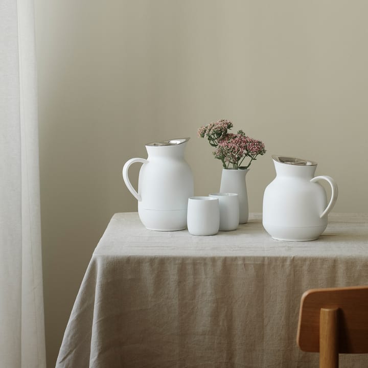 Amphora termoskanna kaffe 1 L, Soft white Stelton