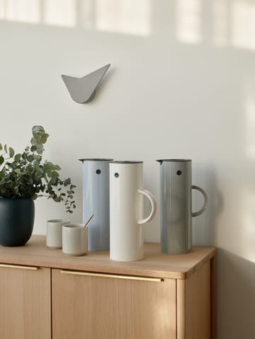 Birdie väggklocka 19,5 cm - Light grey - Stelton