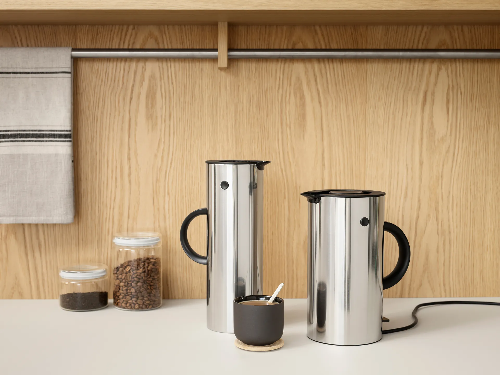 EM77 vattenkokare 1,5 l, Stål Stelton