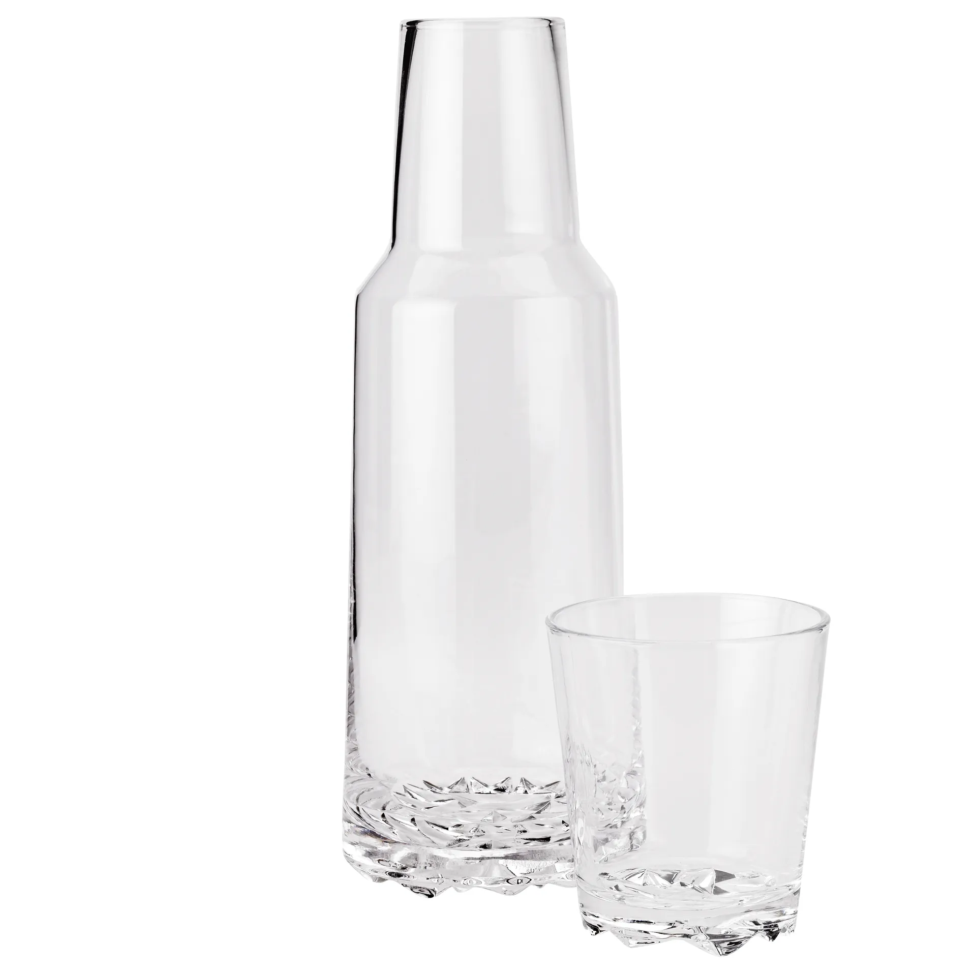 Glacier karaff med dricksglas, Klar Stelton
