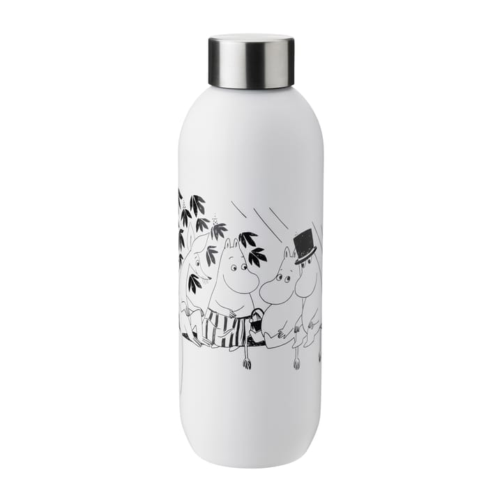 Keep Cool Mumin flaska 0,75 l, Soft white-black Stelton