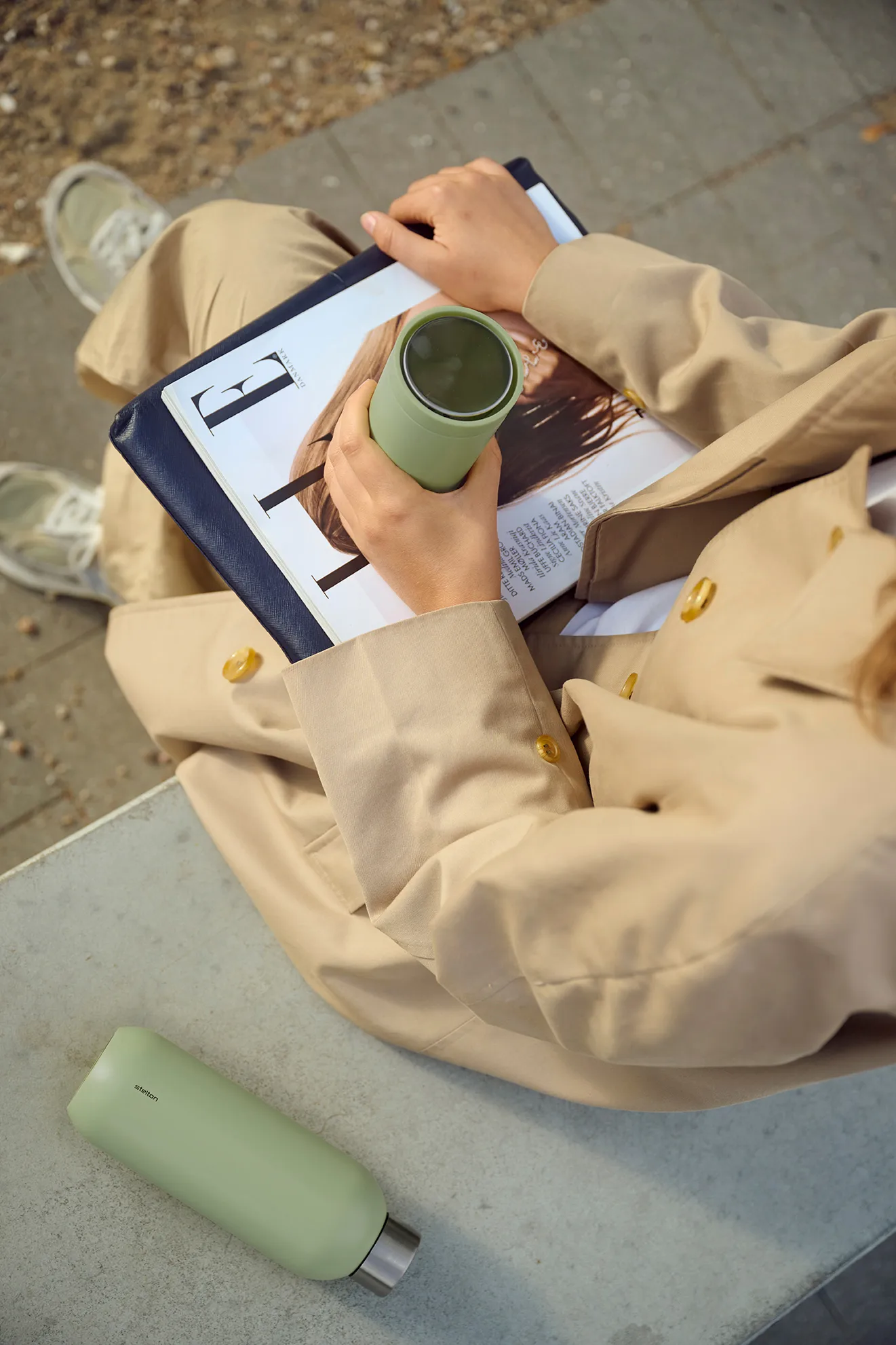 Keep Cool termoflaska 0,6 l, Soft fern green Stelton