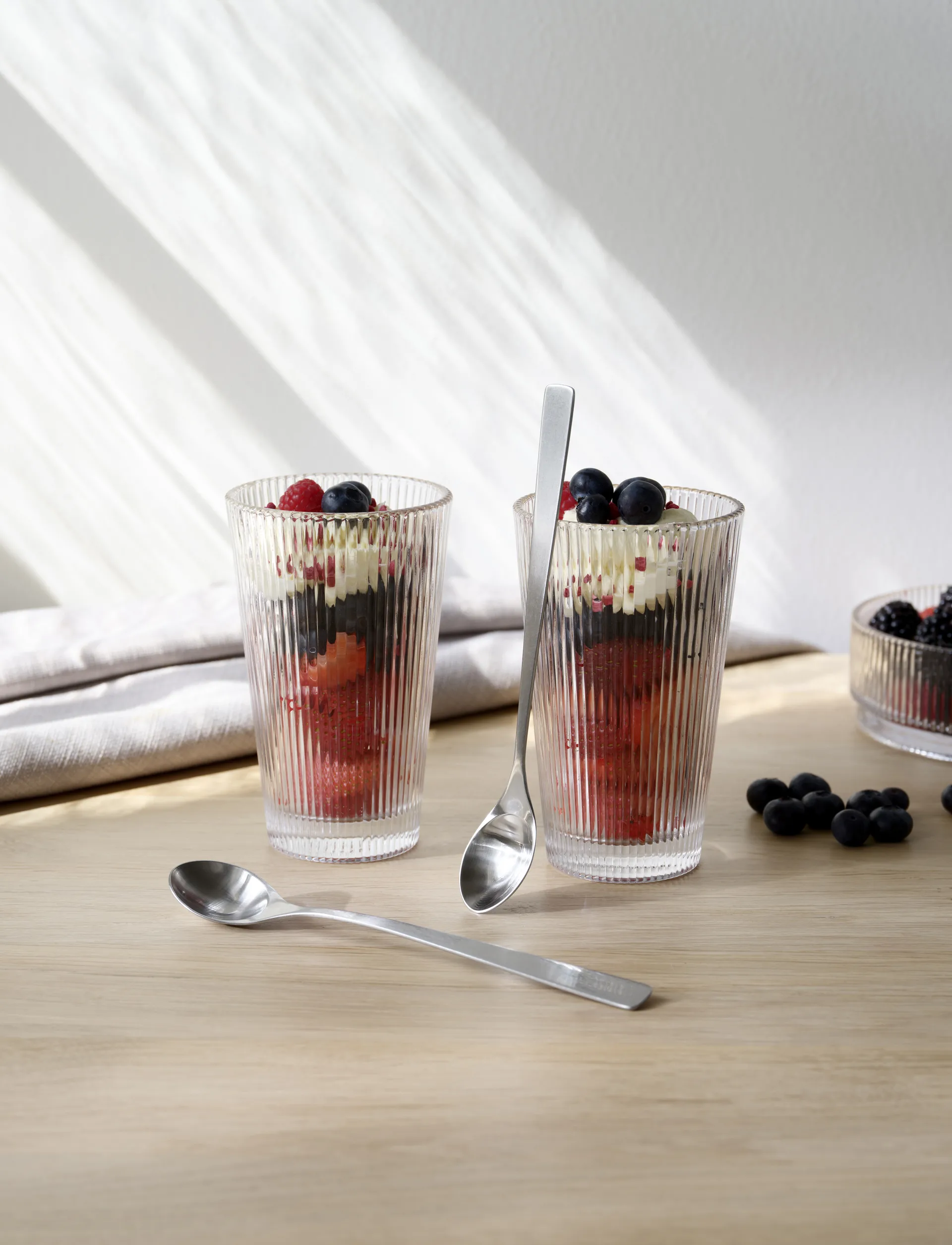 Maya lattesked 2-pack, Rostfritt stål Stelton