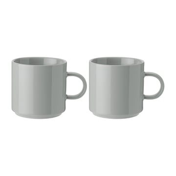 Läs mer om Stelton Stelton mugg 20 cl 2-pack Light grey