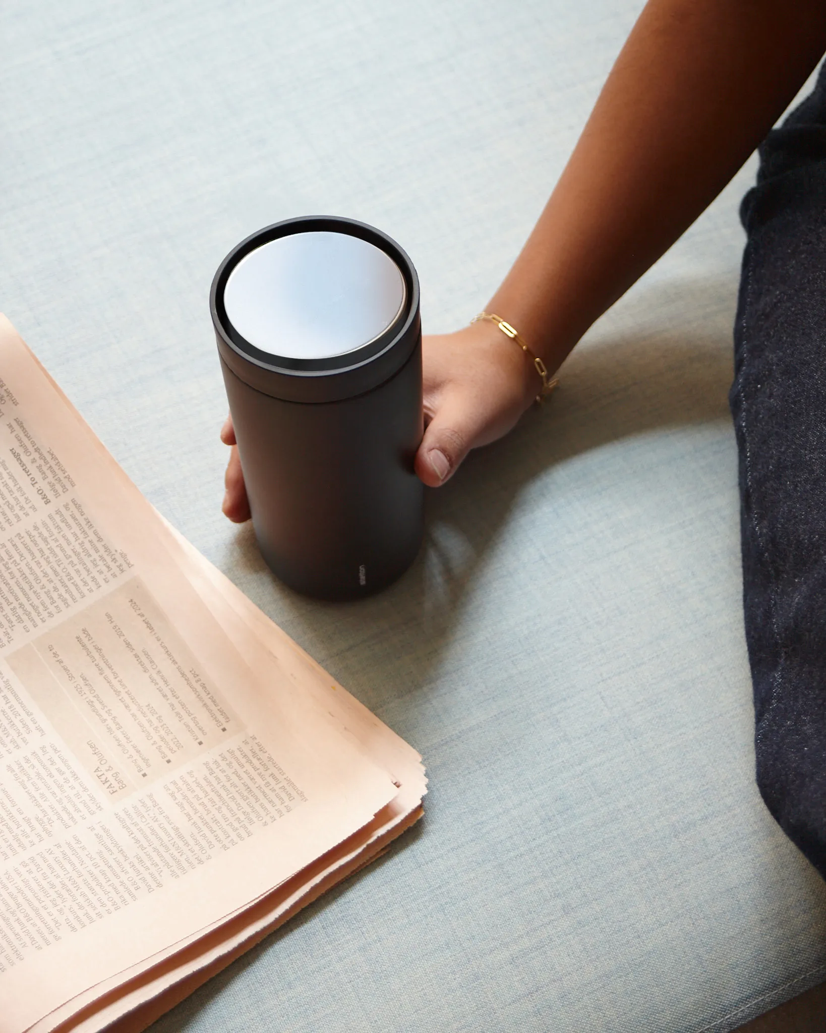 To Go Click termosmugg 0,2 l, Soft black Stelton