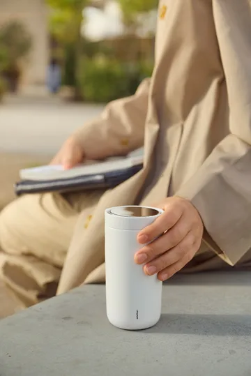 To Go Click termosmugg 0,2 l - Soft chalk - Stelton