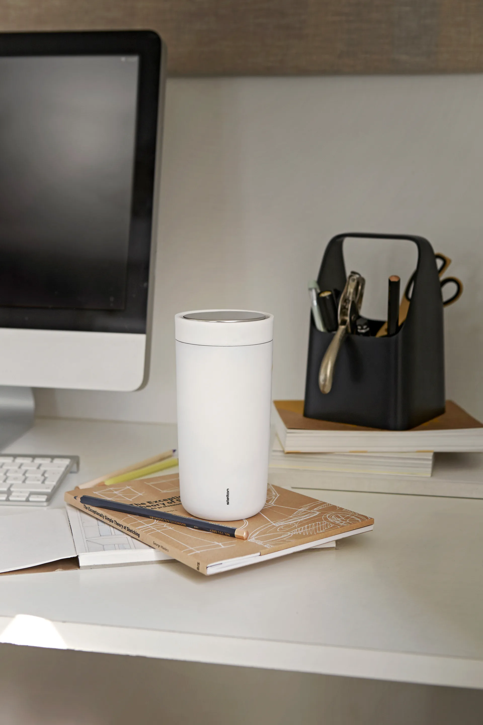 To Go Click termosmugg 0,2 l, Soft chalk Stelton