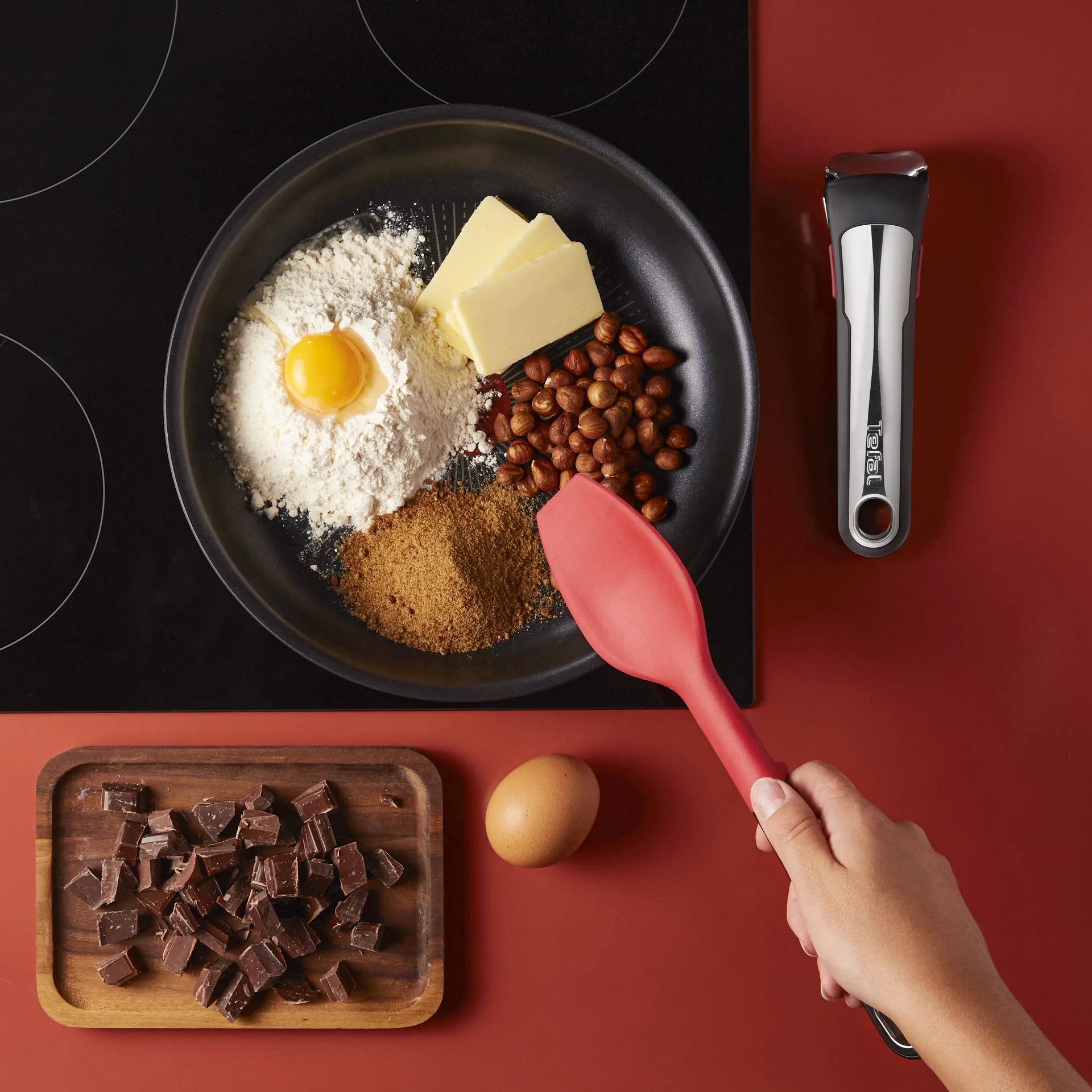 Ingenio Unlimited ON stekpanne- och kastrullset, 13 delar Tefal
