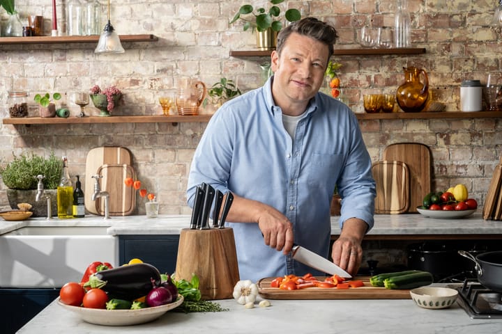 Jamie Oliver kockkniv 20 cm, Rostfritt stål Tefal
