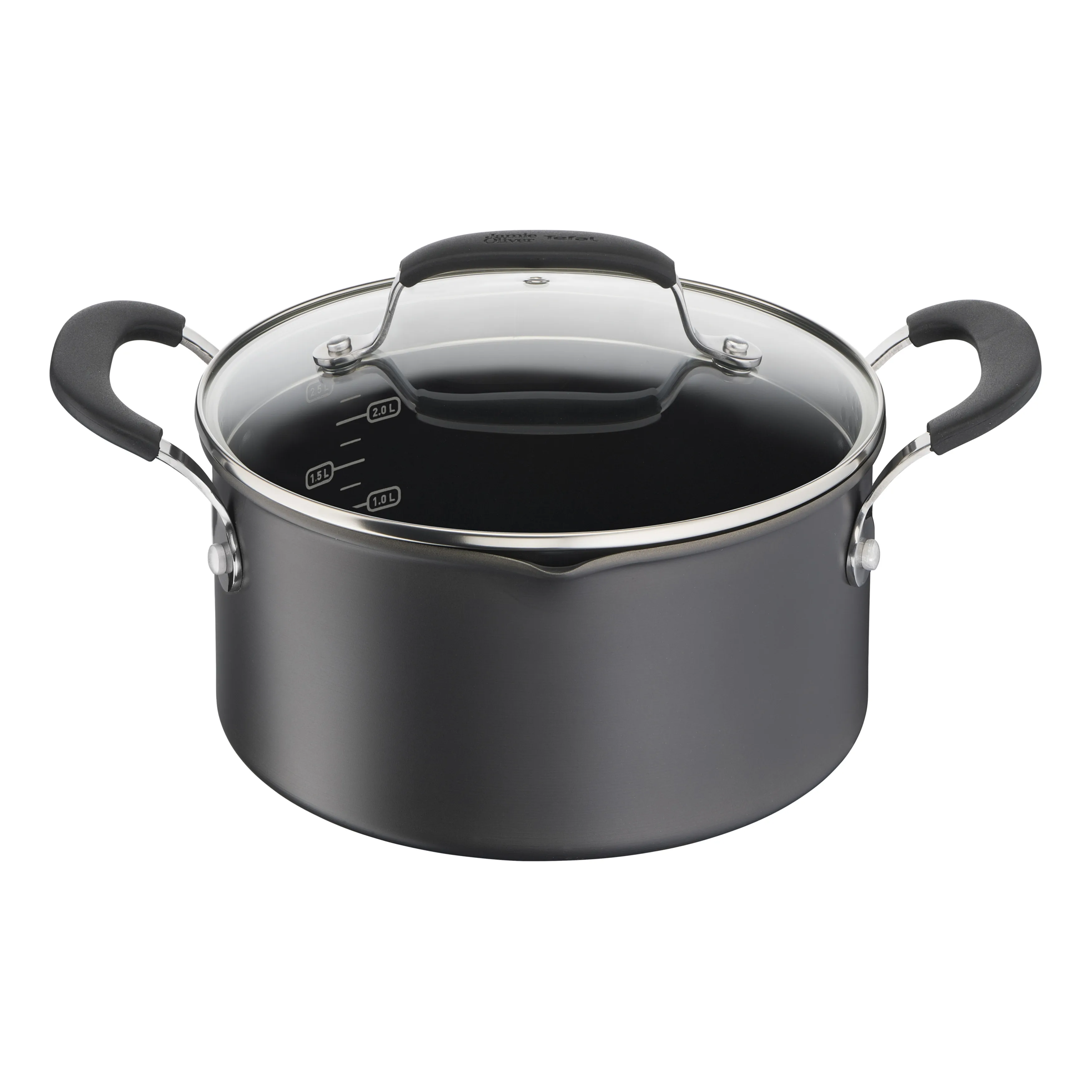 Tefal Jamie Oliver Quick & Easy gryta hard anodised, 5,2 L