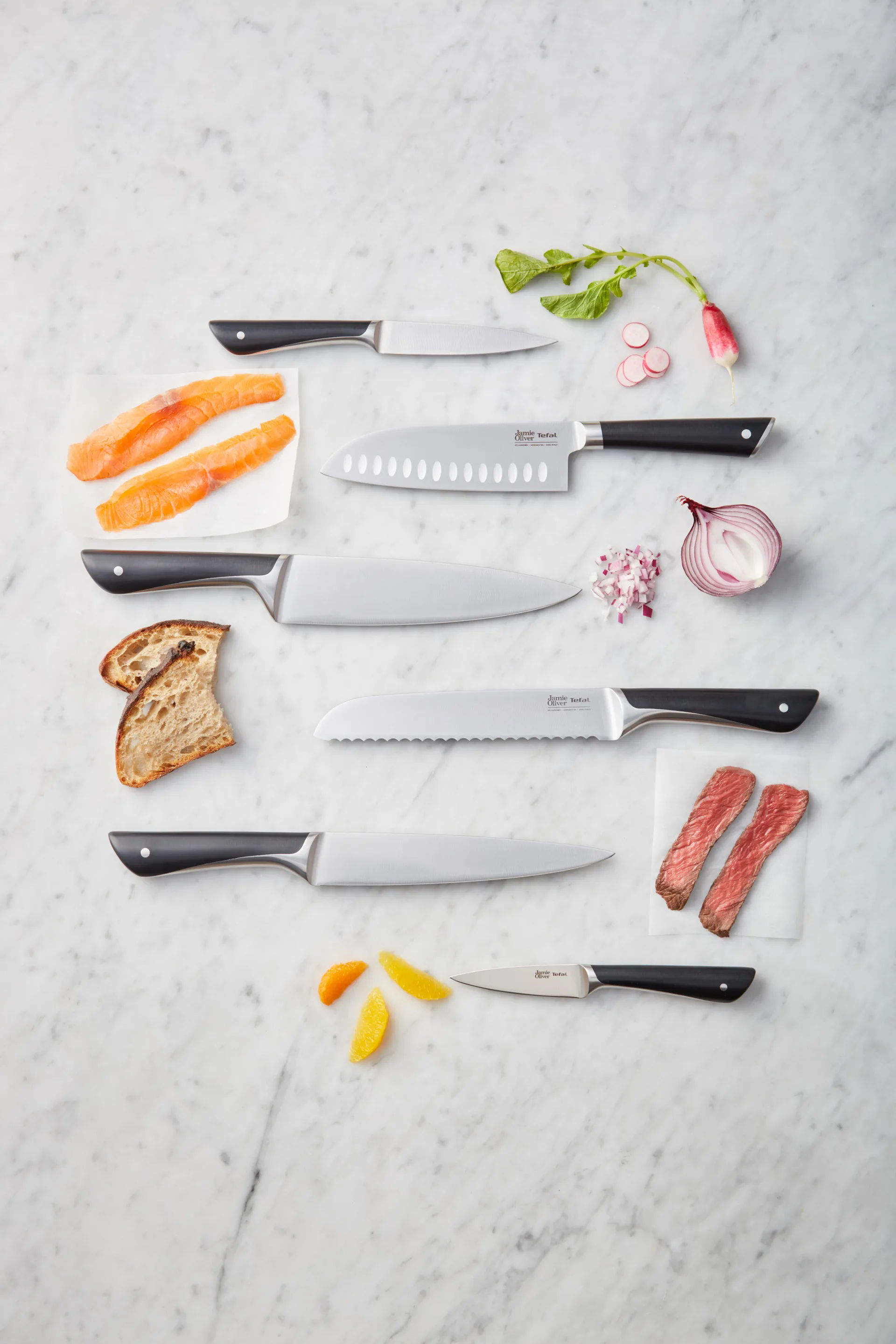 Jamie Oliver trancherkniv 20 cm, Rostfritt stål Tefal