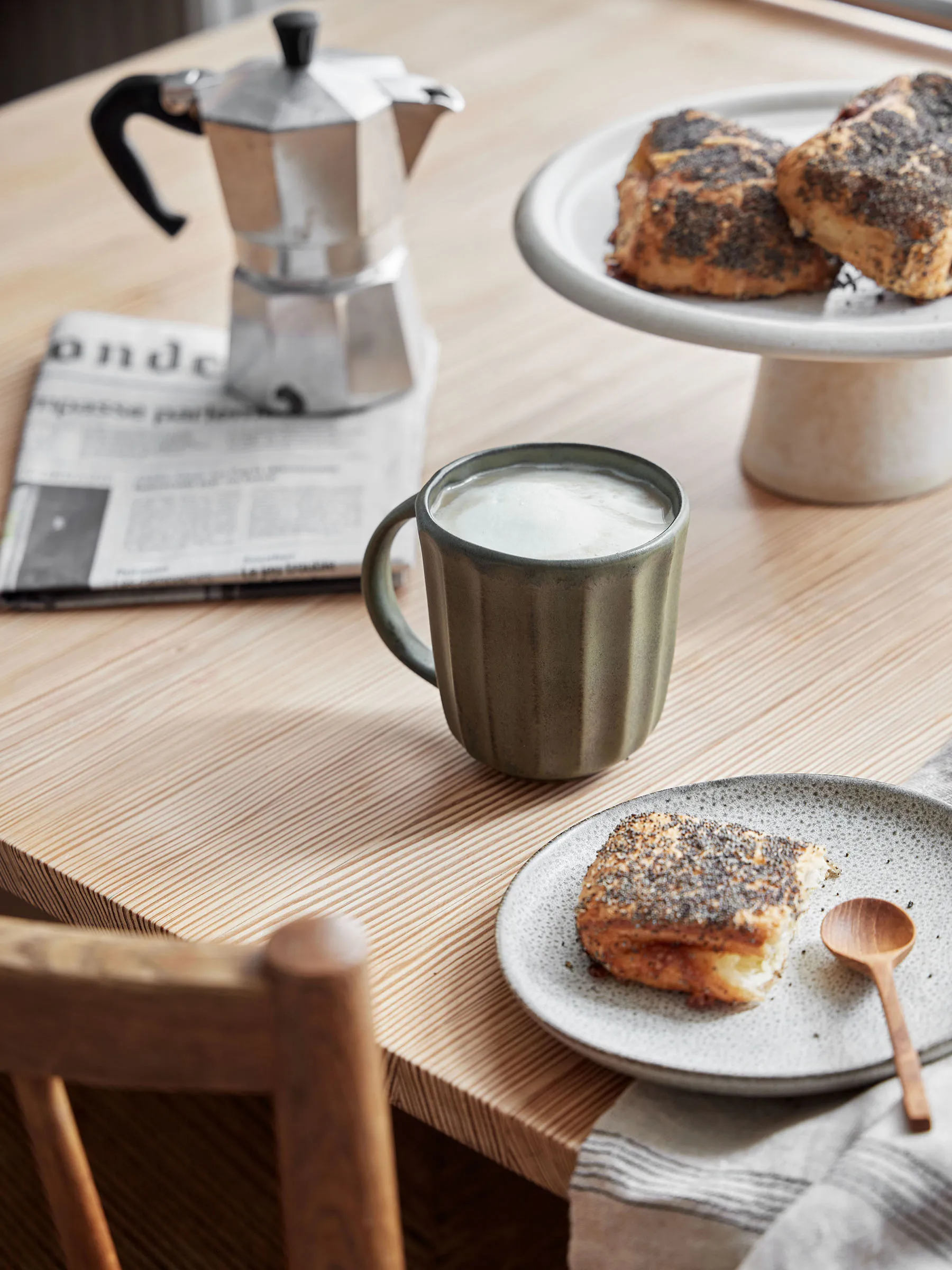 Elba mugg, Green brown, 35 cl Tell Me More