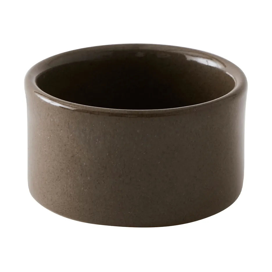 Elio cylinder skål, Dark brown, Ø8,5x4,5 cm Tell Me More
