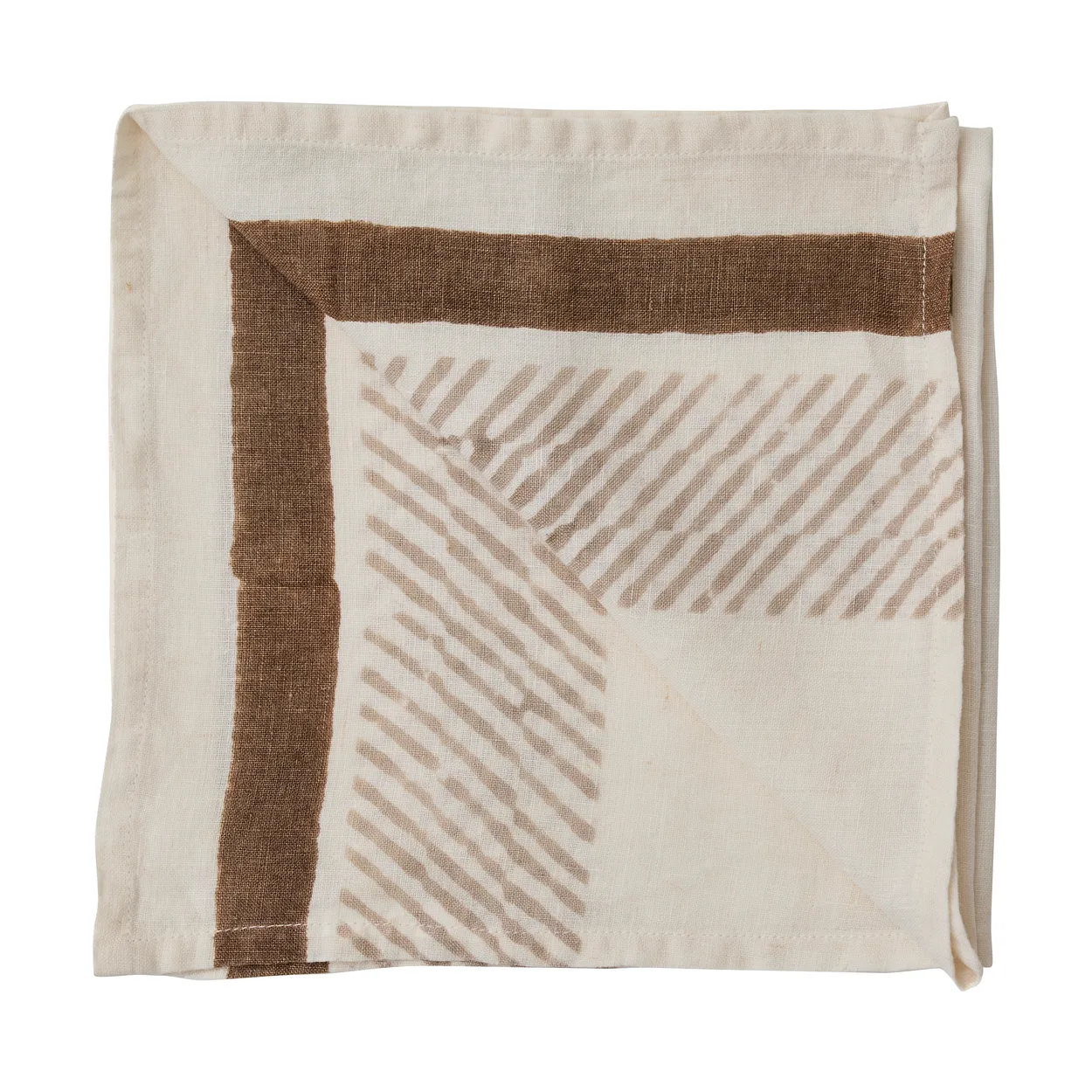 Alternativ bild 0 för Tell Me More Ella servett 50x50 cm Brun