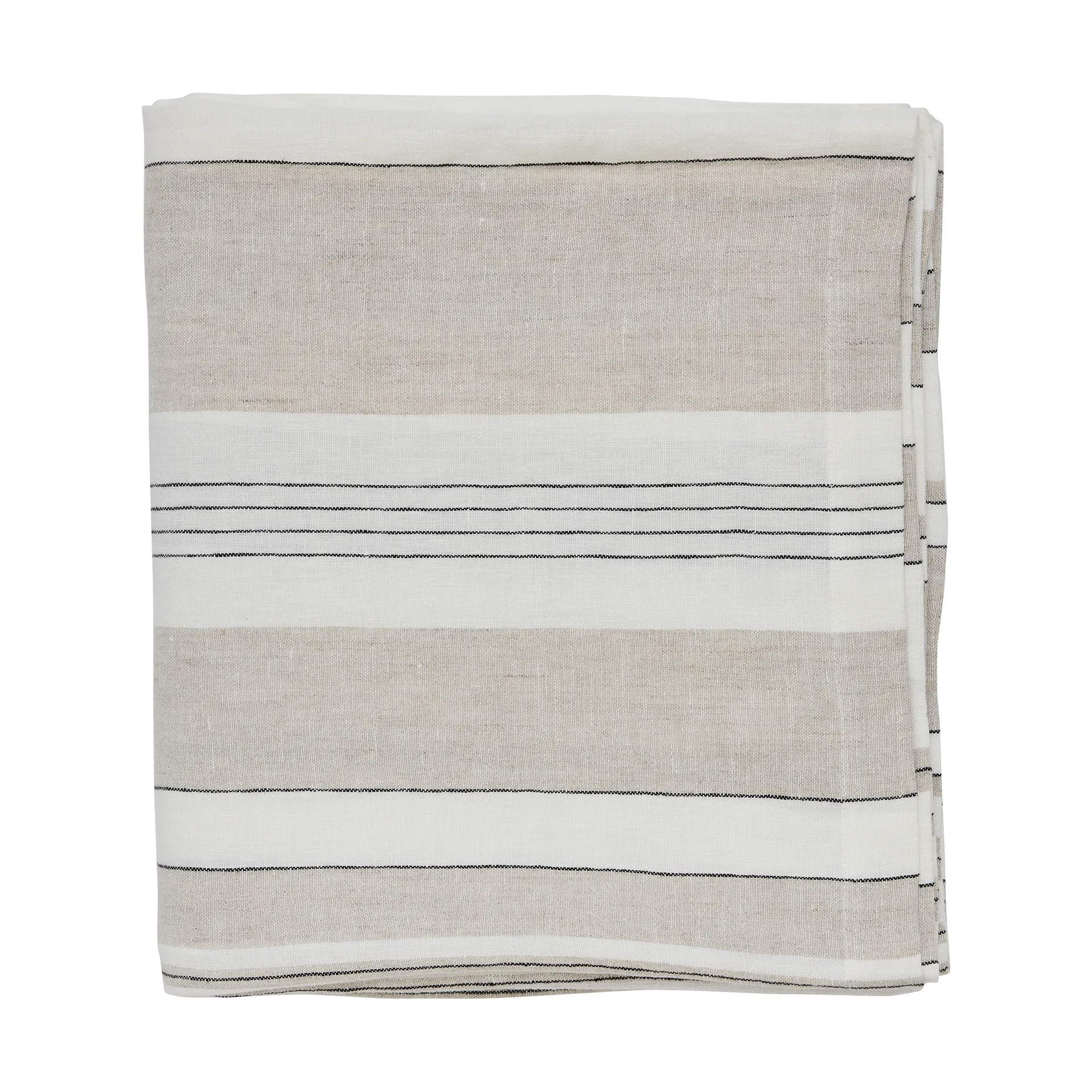 Noah bordsduk, Beige stripe, 145x270 cm Tell Me More