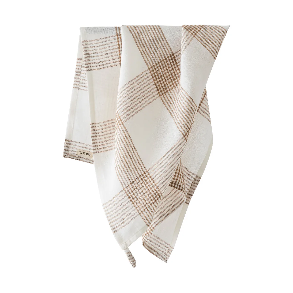 Tell Me More Odette kökshandduk Brown 50×70 cm