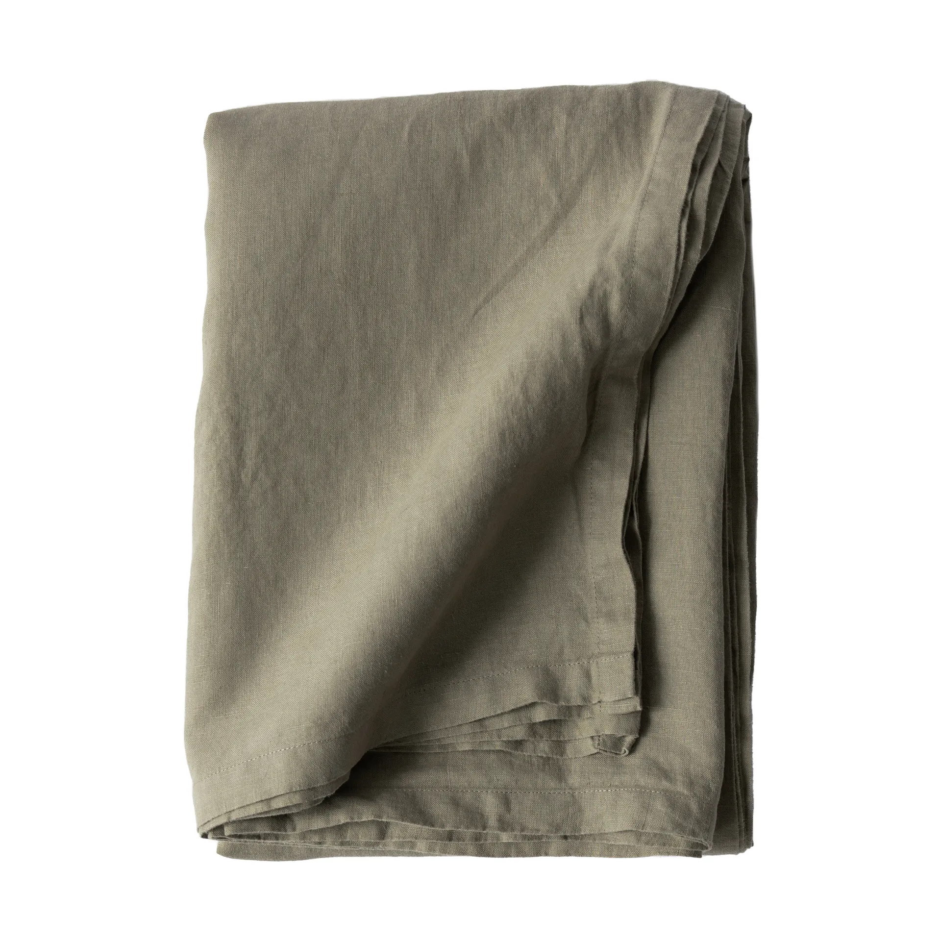 Tell Me More linneduk 145x270 cm, Olive Tell Me More