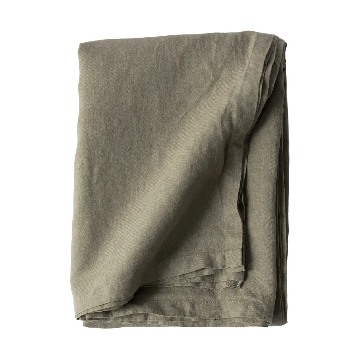 Alternativ bild 0 för Tell Me More Bordsduk i linne 145x270 cm, olive