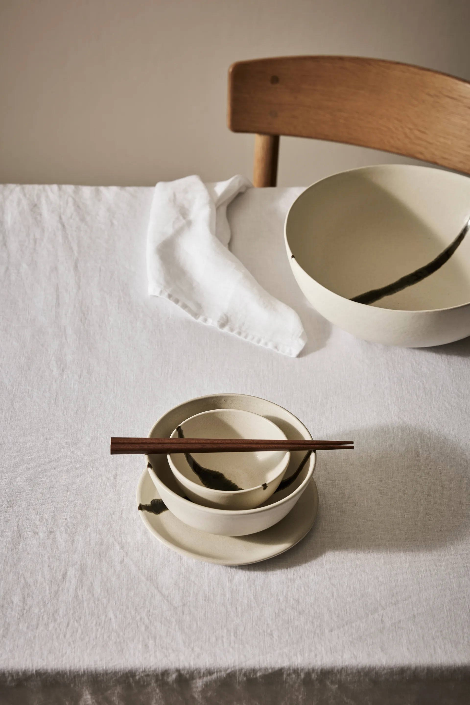 Toledo salladsskål medium Ø28 cm, Off-white Tell Me More