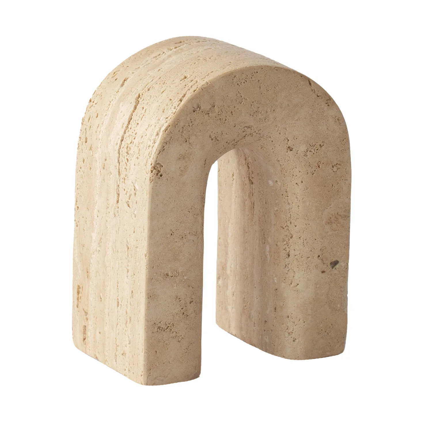 Travertine bokstöd, 15 cm Tell Me More