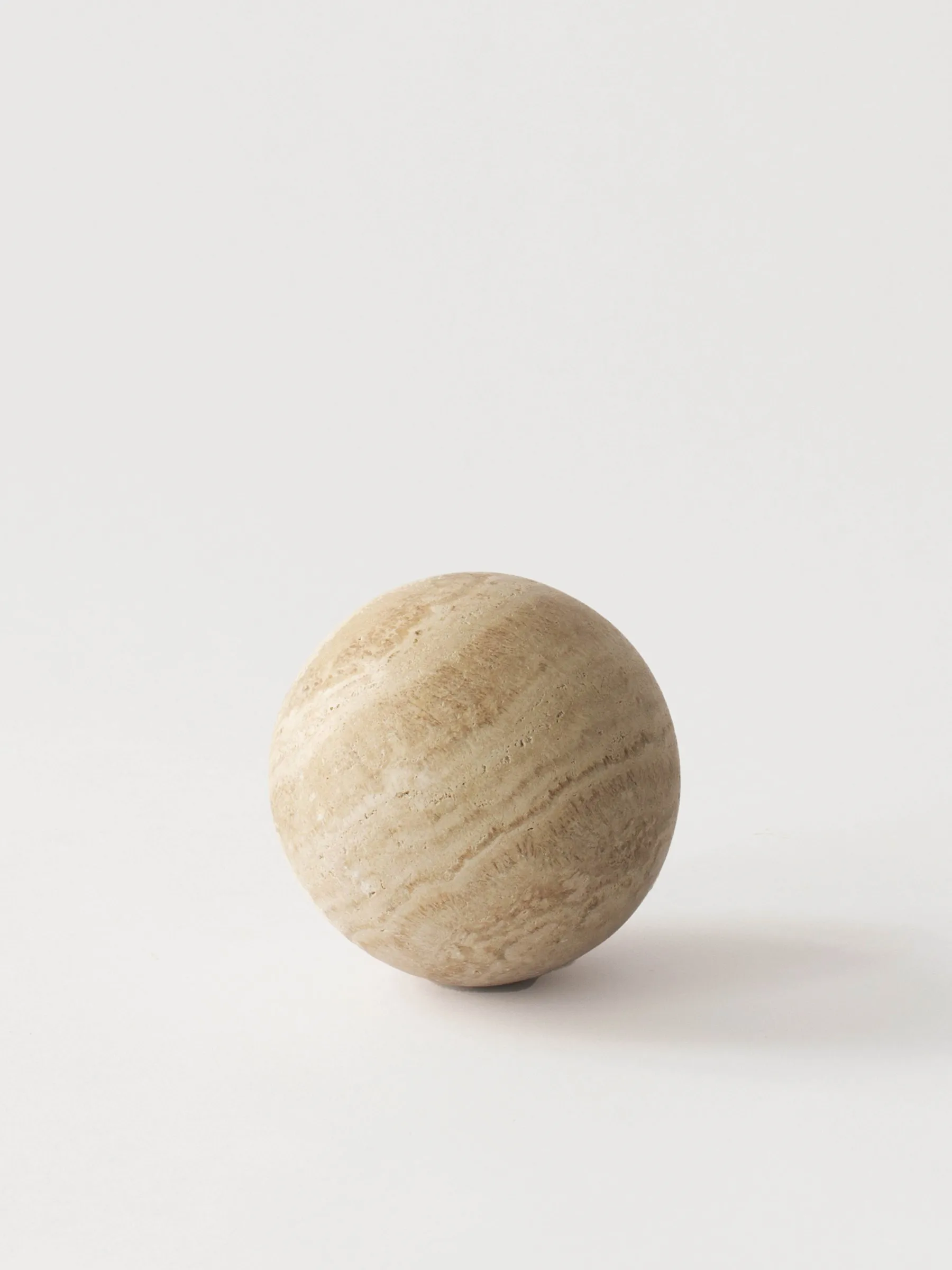 Travertine dekorationsklot, Ø10 cm Tell Me More