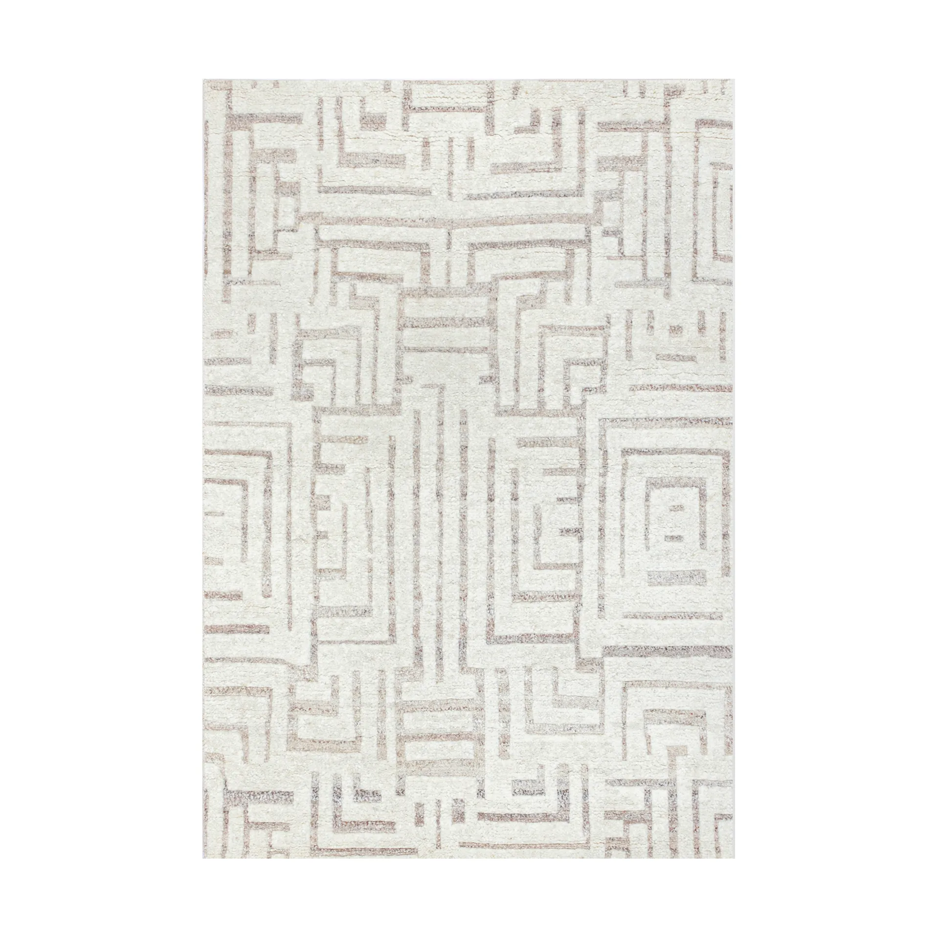 Viby ullmatta, Ivory-brown, 170x240 cm Tell Me More