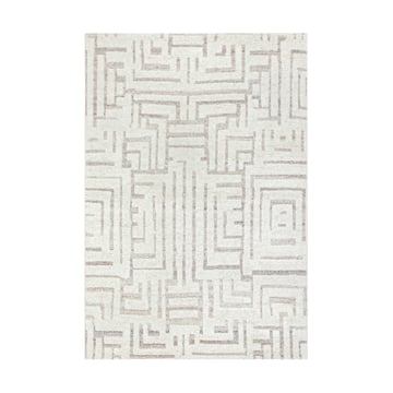 Läs mer om Tell Me More Viby ullmatta Ivory-brown, 170x240 cm