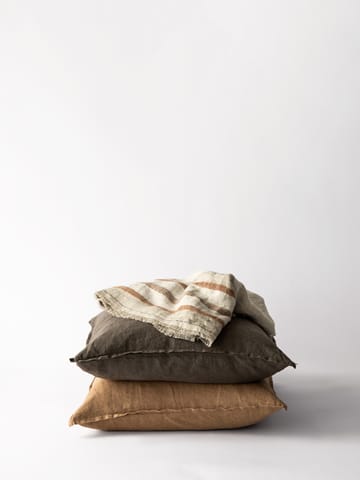 Washed linen kuddfodral 50x50 cm - Hazelnut - Tell Me More