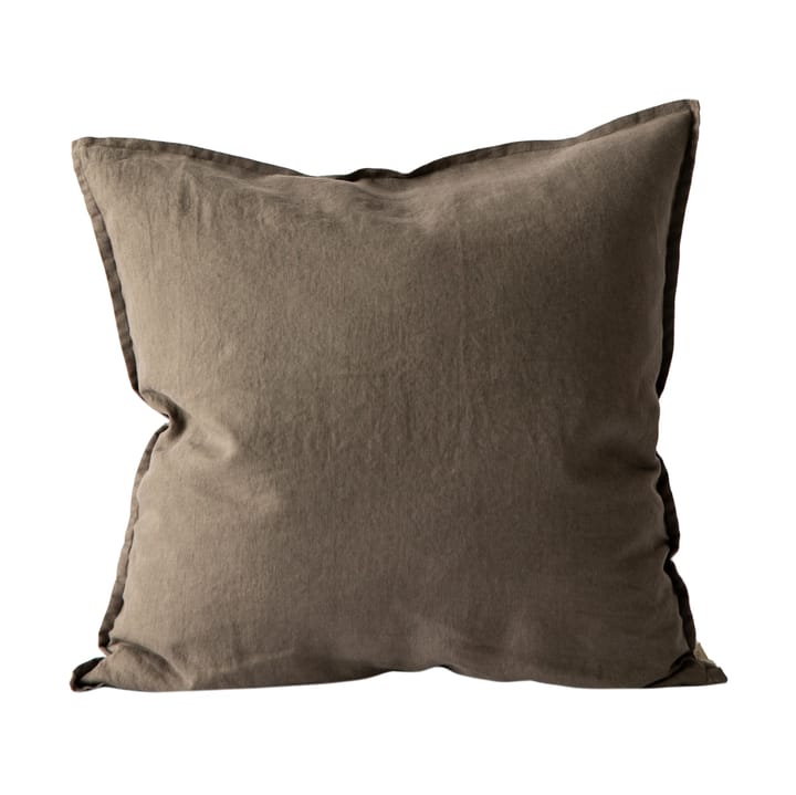Washed linen kuddfodral 50x50 cm, Taupe Tell Me More