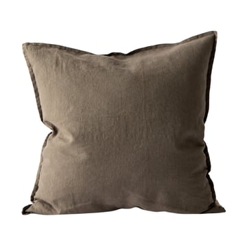 Läs mer om Tell Me More Washed linen kuddfodral 50x50 cm Taupe