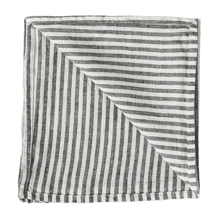 Washed linen tygservett 45x45 cm, Grey-white Tell Me More