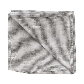 Tell Me More Washed linen tygservett 45×45 cm Pinstripe