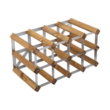 The Swedish Wine Rack Factory vinställ monterat - 12 flaskor-ljust furu - The Swedish Wine Rack Factory