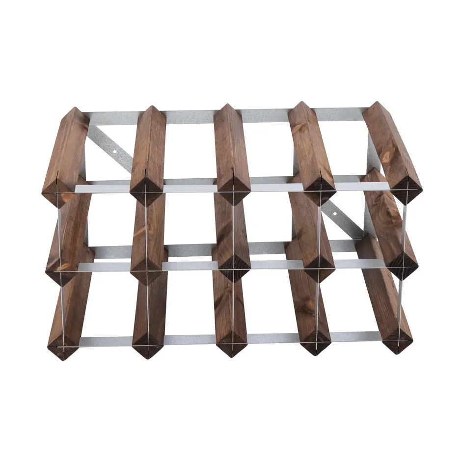 The Swedish Wine Rack Factory vinställ monterat, 12 flaskor-mörkt furu The Swedish Wine Rack Factory