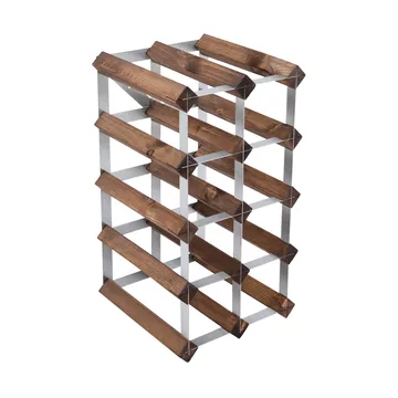 The Swedish Wine Rack Factory vinställ monterat - 12 flaskor-mörkt furu - The Swedish Wine Rack Factory