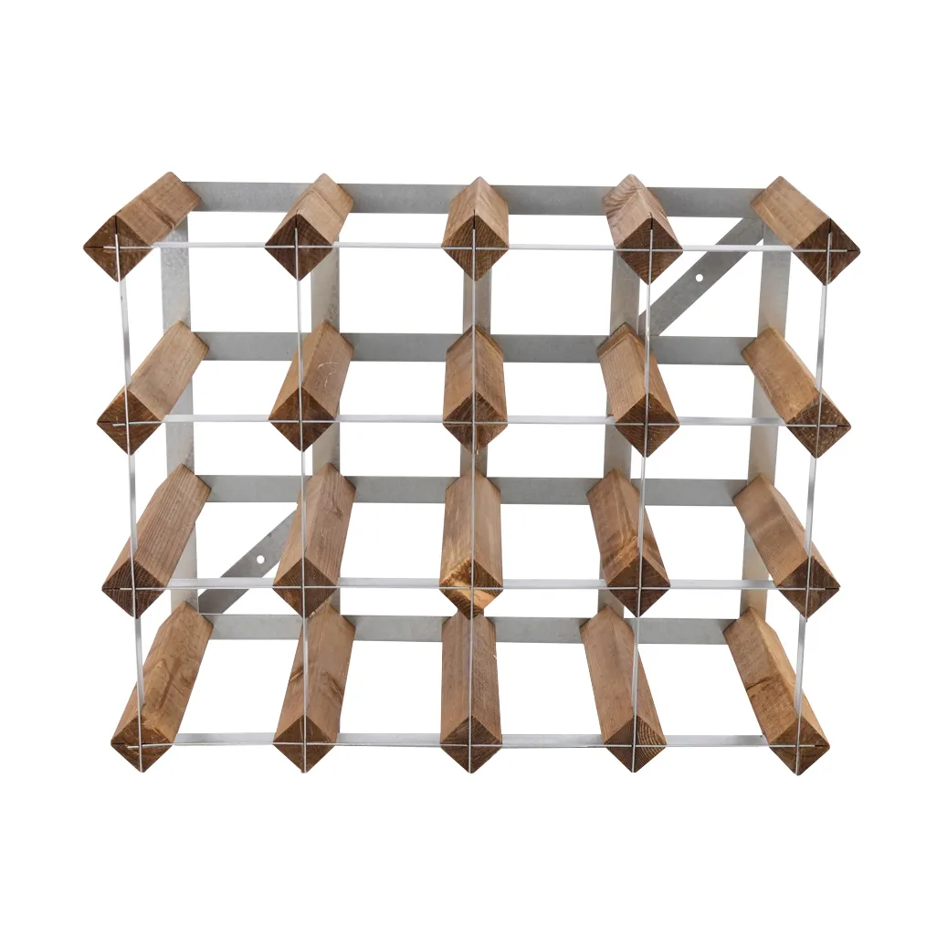 The Swedish Wine Rack Factory vinställ monterat, 16 flaskor-ljust furu The Swedish Wine Rack Factory