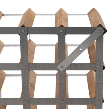 The Swedish Wine Rack Factory vinställ monterat - 16 flaskor-ljust furu - The Swedish Wine Rack Factory