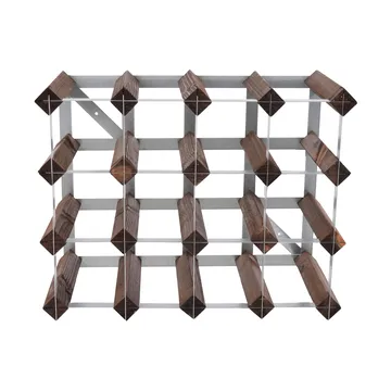 The Swedish Wine Rack Factory vinställ monterat - 16 flaskor-mörkt furu - The Swedish Wine Rack Factory