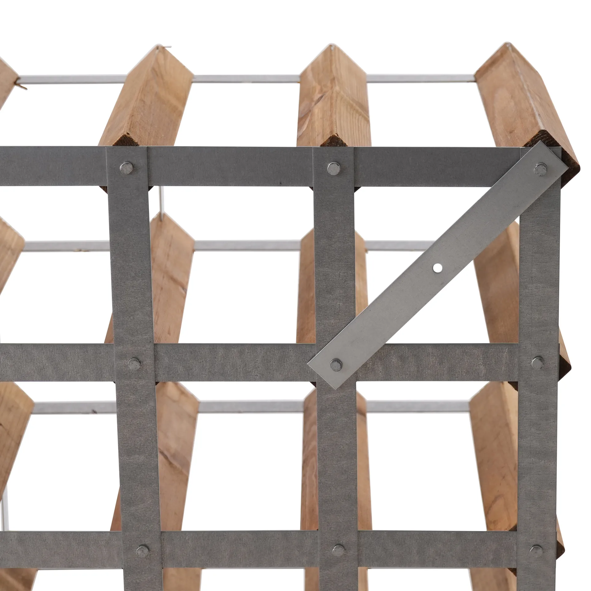 The Swedish Wine Rack Factory vinställ monterat, 30 flaskor-ljust furu The Swedish Wine Rack Factory