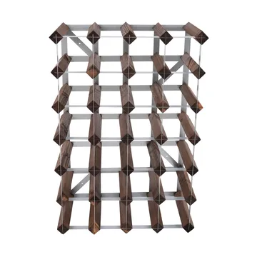 The Swedish Wine Rack Factory vinställ monterat - 30 flaskor-mörkt furu - The Swedish Wine Rack Factory