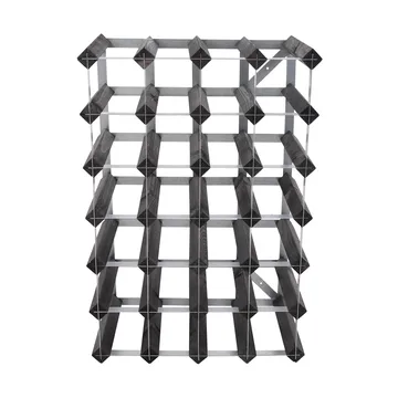 The Swedish Wine Rack Factory vinställ monterat - 30 flaskor-svart furu - The Swedish Wine Rack Factory