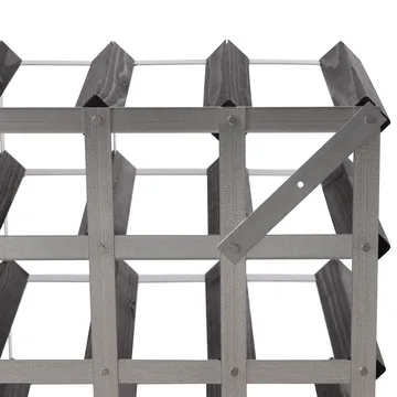 The Swedish Wine Rack Factory vinställ monterat - 30 flaskor-svart furu - The Swedish Wine Rack Factory