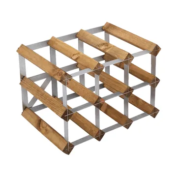The Swedish Wine Rack Factory vinställ monterat - 9 flaskor-ljust furu - The Swedish Wine Rack Factory