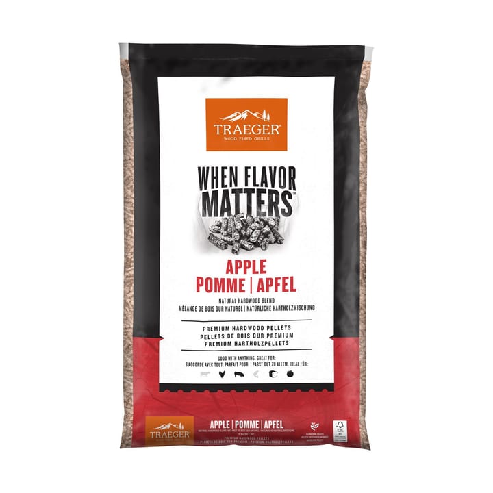 Traeger Äpple Träpellets - 9 kg - Traeger