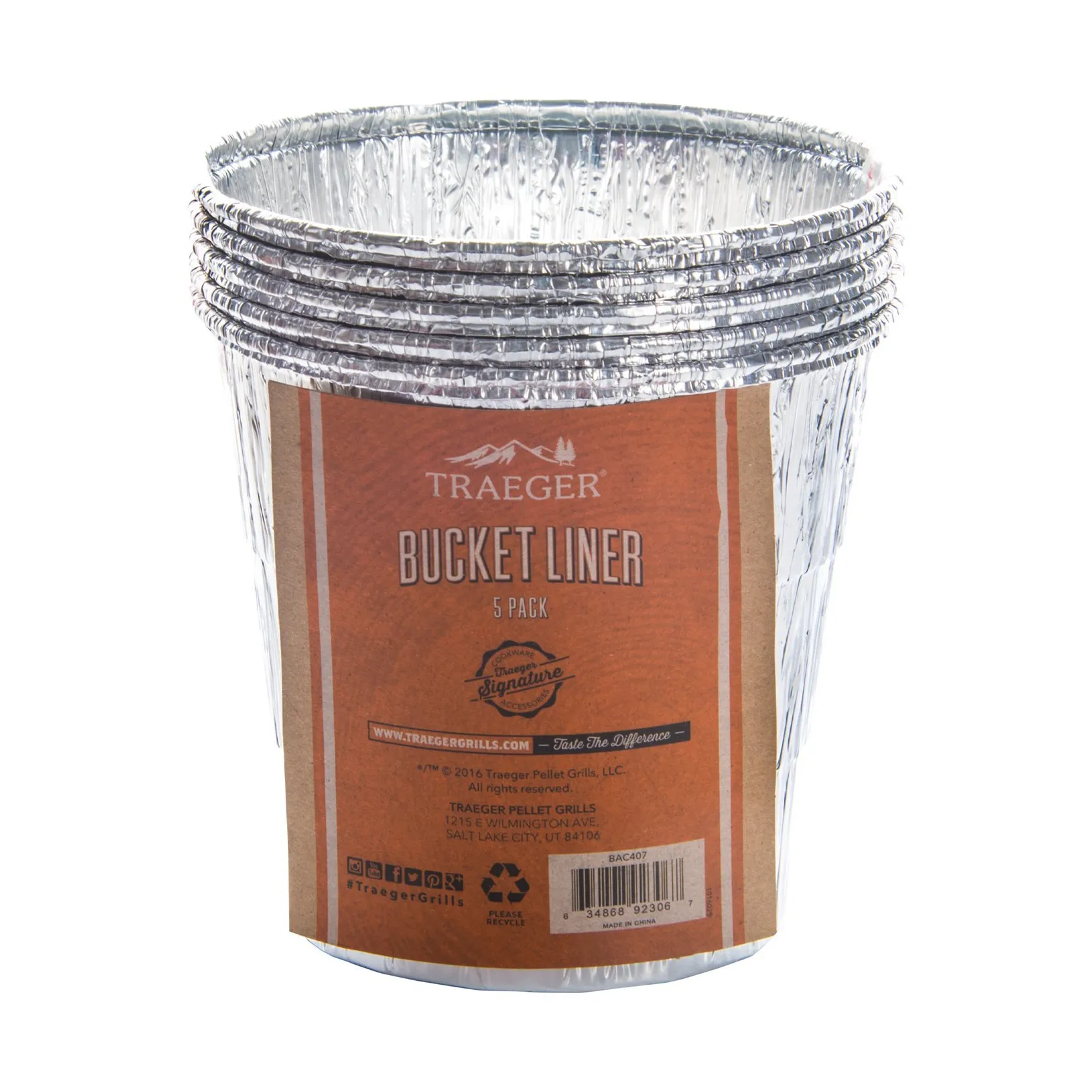 Traeger Folieform till uppsamlingshink, 5-pack Traeger