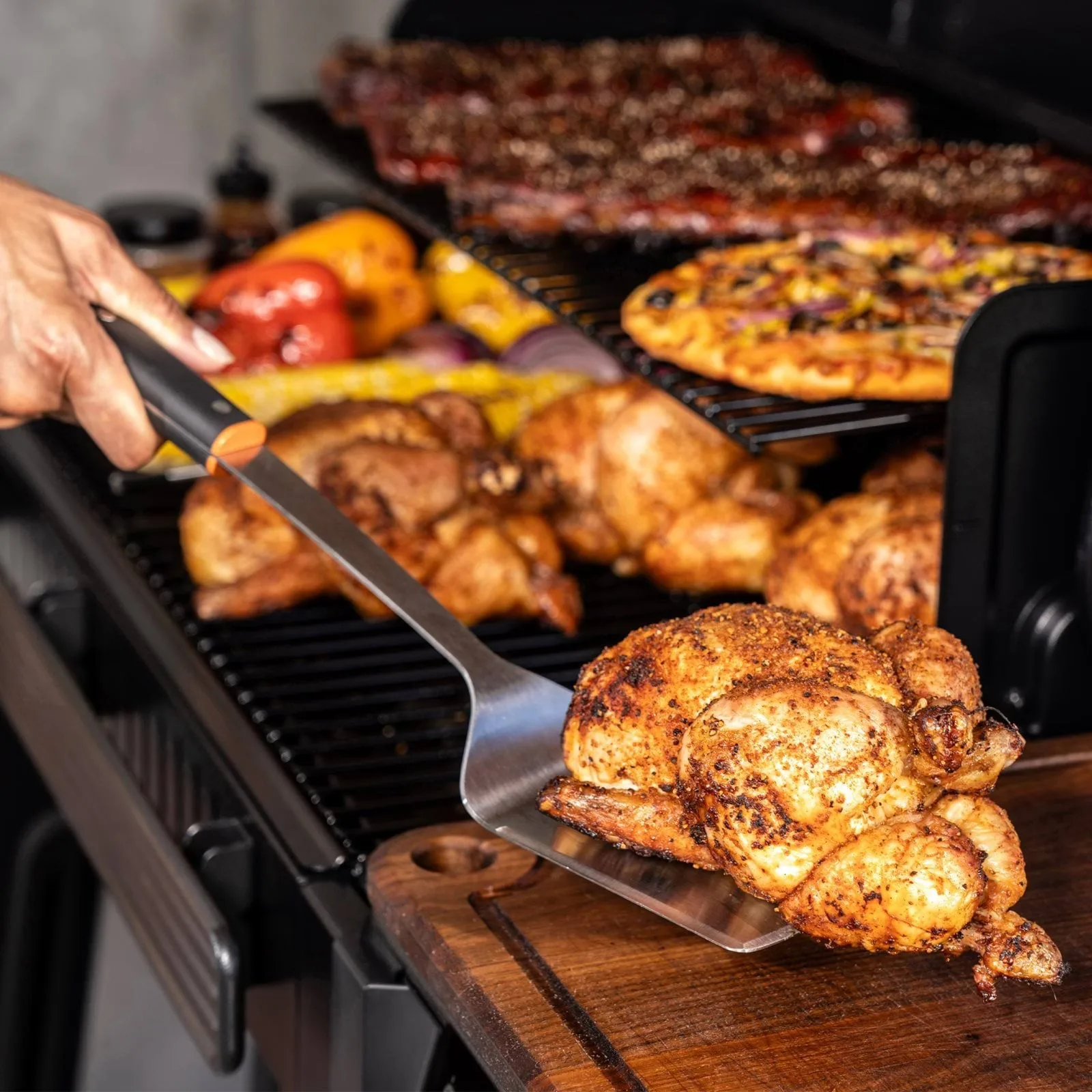 Traeger grillbricka, Svart, 44x9 cm Traeger