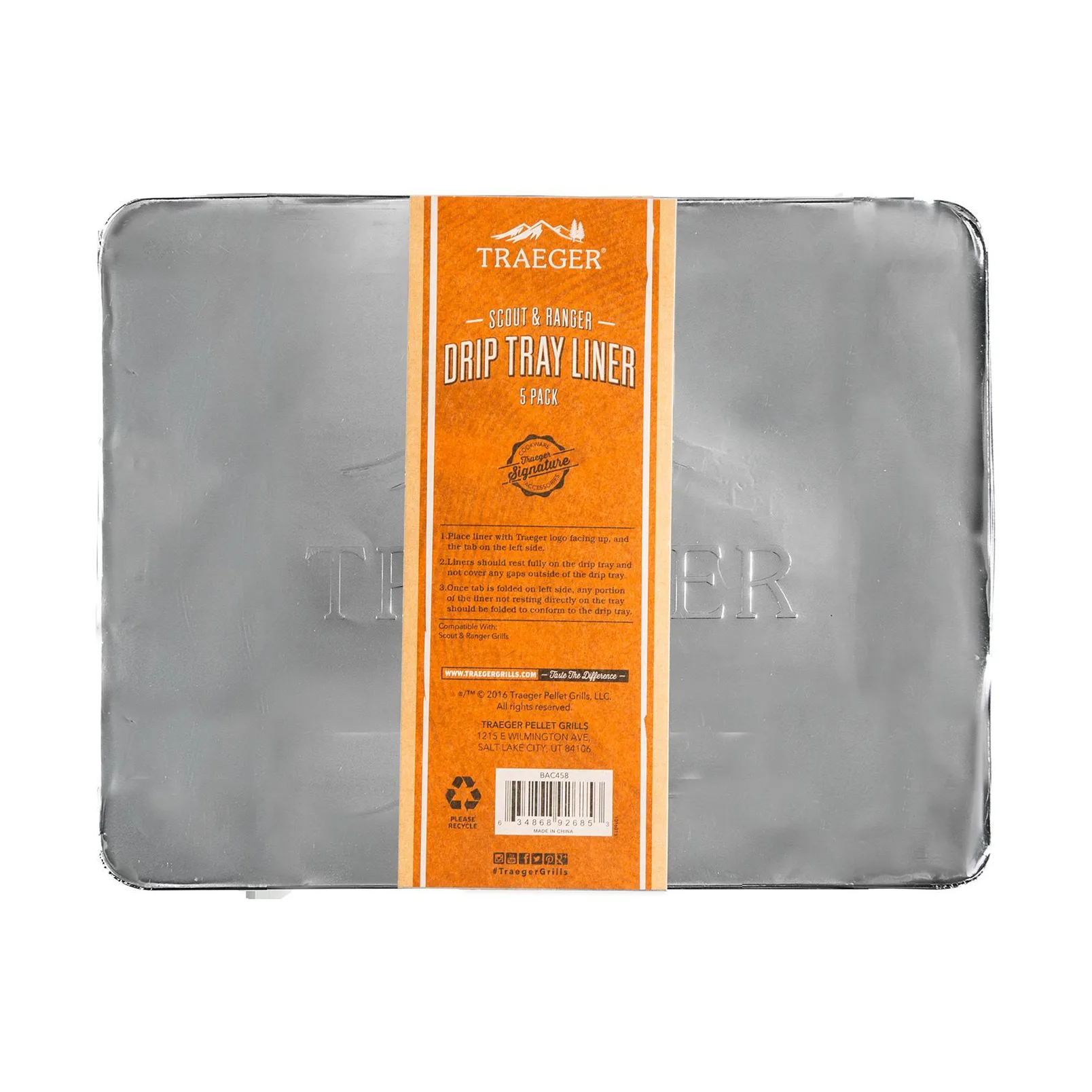 Tranger fettdroppbricka Ranger, 5-pack Traeger