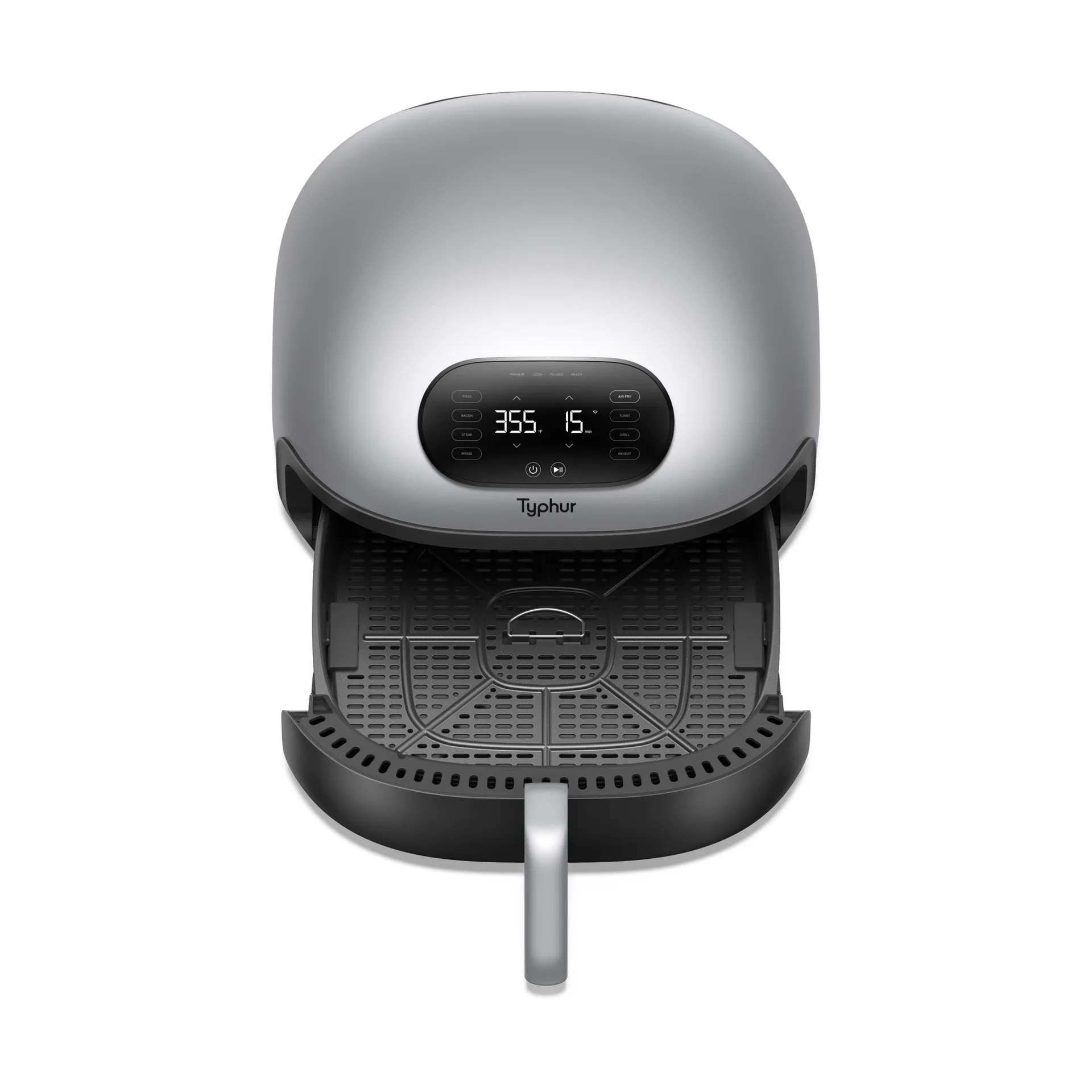Typhur Dome 2 airfryer, Silver-Black, 5,3 L Typhur